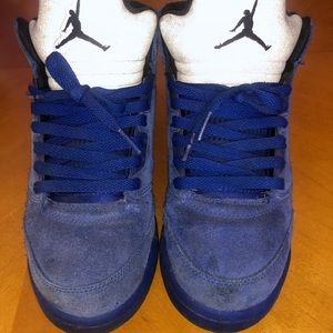 Air Jordan 5 Blue Suede